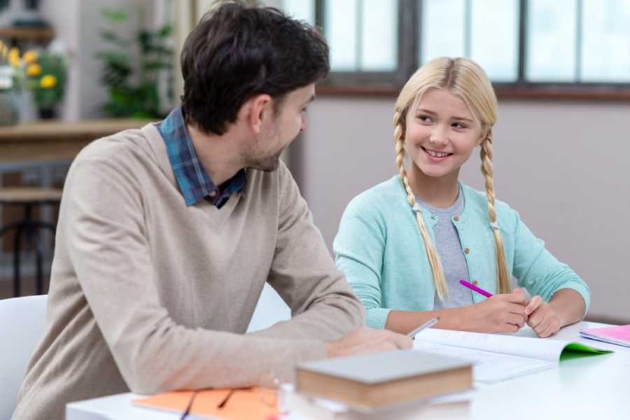 Teacher-tutor-her-daughterher-daughter